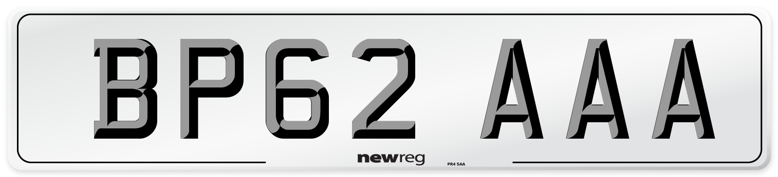 BP62 AAA Number Plate from New Reg